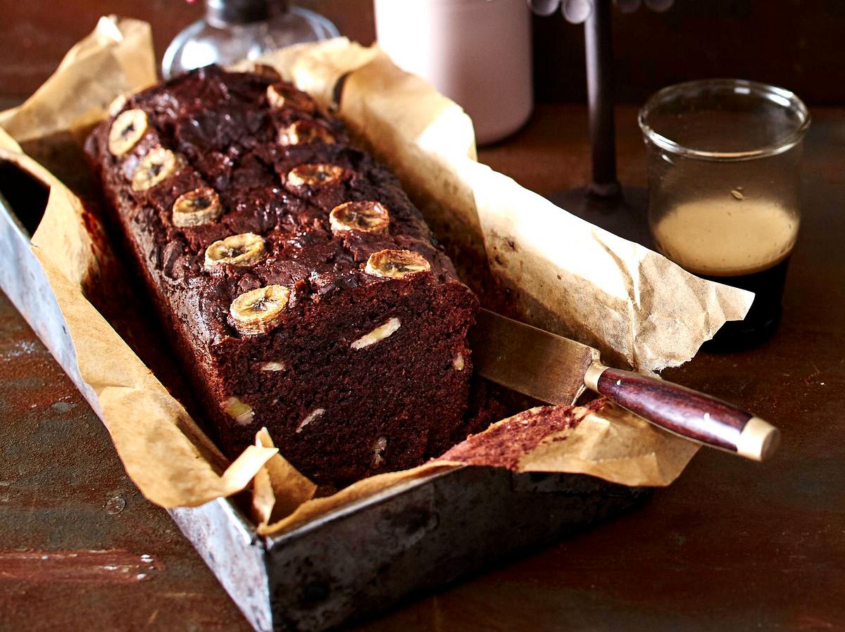 Double-Chocolate-Bread mit Bananen Rezept