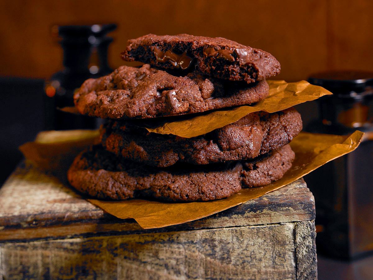 Double Chocolate Cookies Rezept