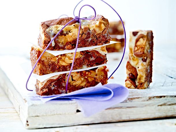 Double Chocolat Snickers Bars Rezept