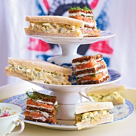Doubledecker- und Single-Sandwiches Rezept Doubledecker- und Single-Sandwiches Rezept