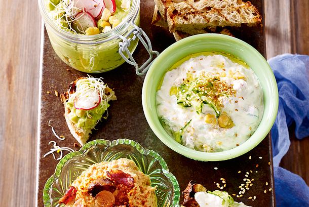 Kichererbsen-Gurken-Tsatsiki Rezept