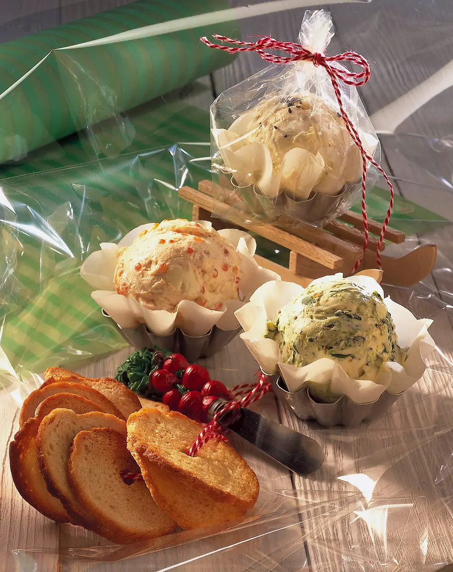 Dreierlei Brotaufstrich Rezept Dreierlei Brotaufstrich Rezept
