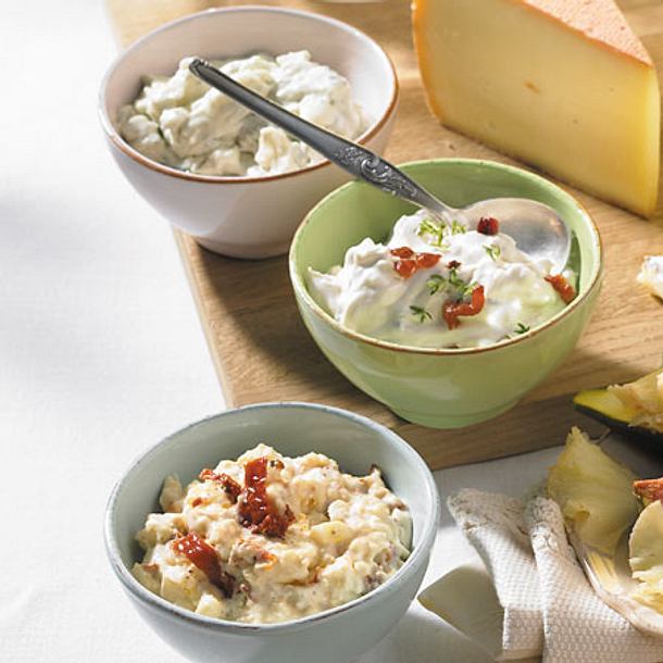 Dreierlei Käse-Dips Rezept | LECKER