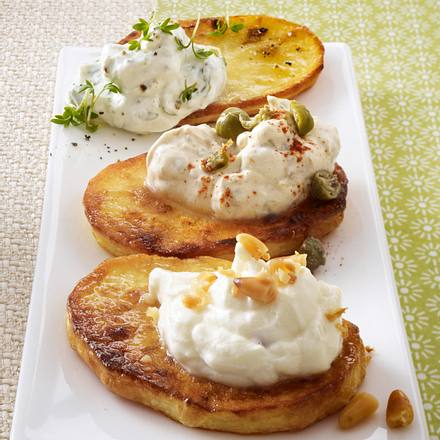 Dreierlei-Kartoffel-Crostini Rezept