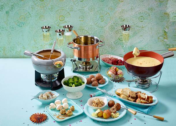 Dreierlei Silvesterfondue Rezept Dreierlei Silvesterfondue Rezept
