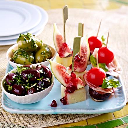 Dreierlei Tapas Rezept Dreierlei Tapas Rezept