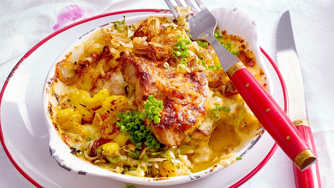Du willst es doch auch-Knöpflepfännchen Rezept - Foto: LECKER @ Bauer Media Group