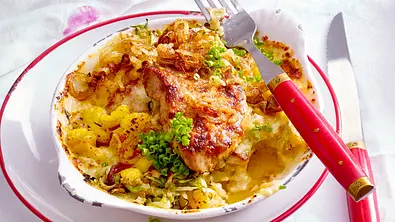 Du willst es doch auch-Knöpflepfännchen Rezept - Foto: LECKER @ Bauer Media Group