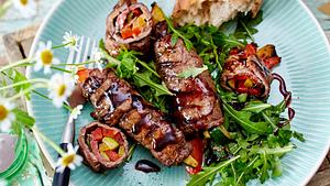 Easy aus dem Hüftsteak - Beefy BBQ-Roll Boogie-Woogie Rezept - Foto: House of Food / Bauer Food Experts KG