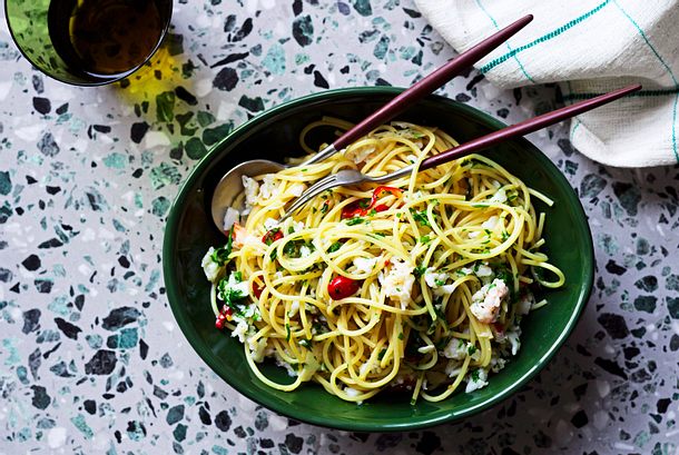 Easy-peasy-Pasta ”Frutti di Mare“ Rezept