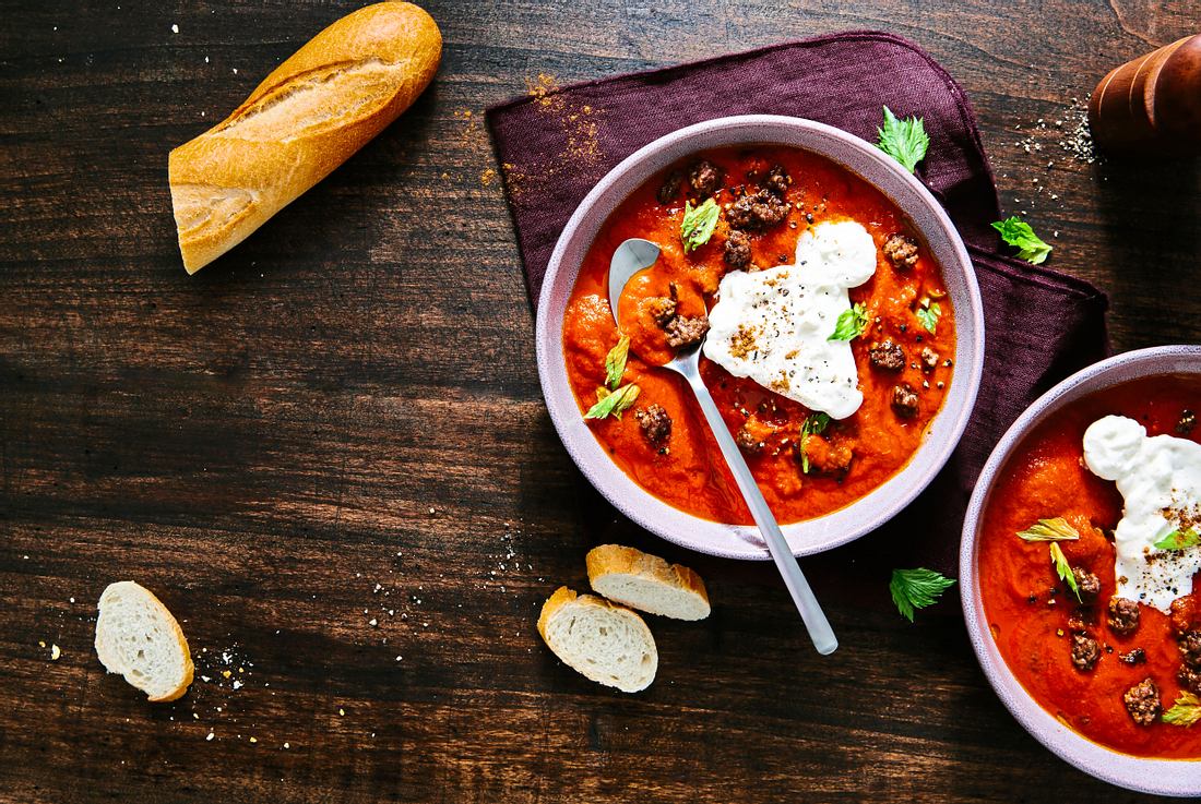 Easy Xmas-Tomatensuppe Rezept Easy Xmas-Tomatensuppe Rezept