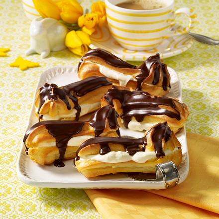 Eclairs mit Eierlikörsahne Rezept