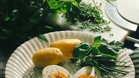 Ei in Kräutersoße Rezept - Foto: Horn