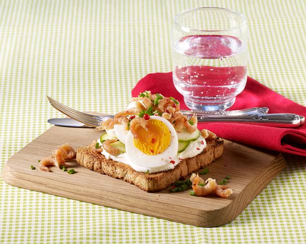 Ei-Toast mit Krabben Rezept Ei-Toast mit Krabben Rezept