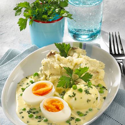 Eier in Petersiliensoße Rezept Eier in Petersiliensoße Rezept