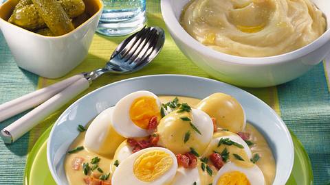 Eier in Schinken-Senf-Soße Rezept - Foto: House of Food / Bauer Food Experts KG