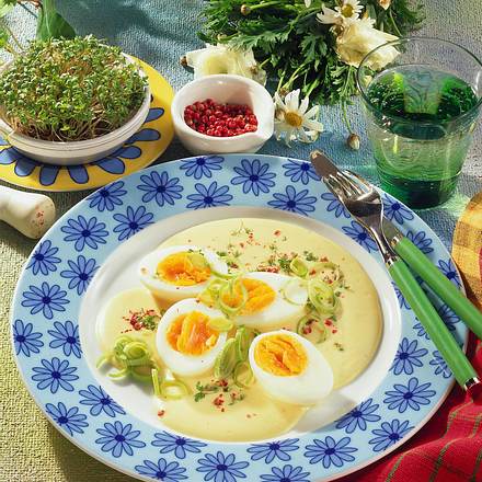 Eier in Senfsoße Rezept