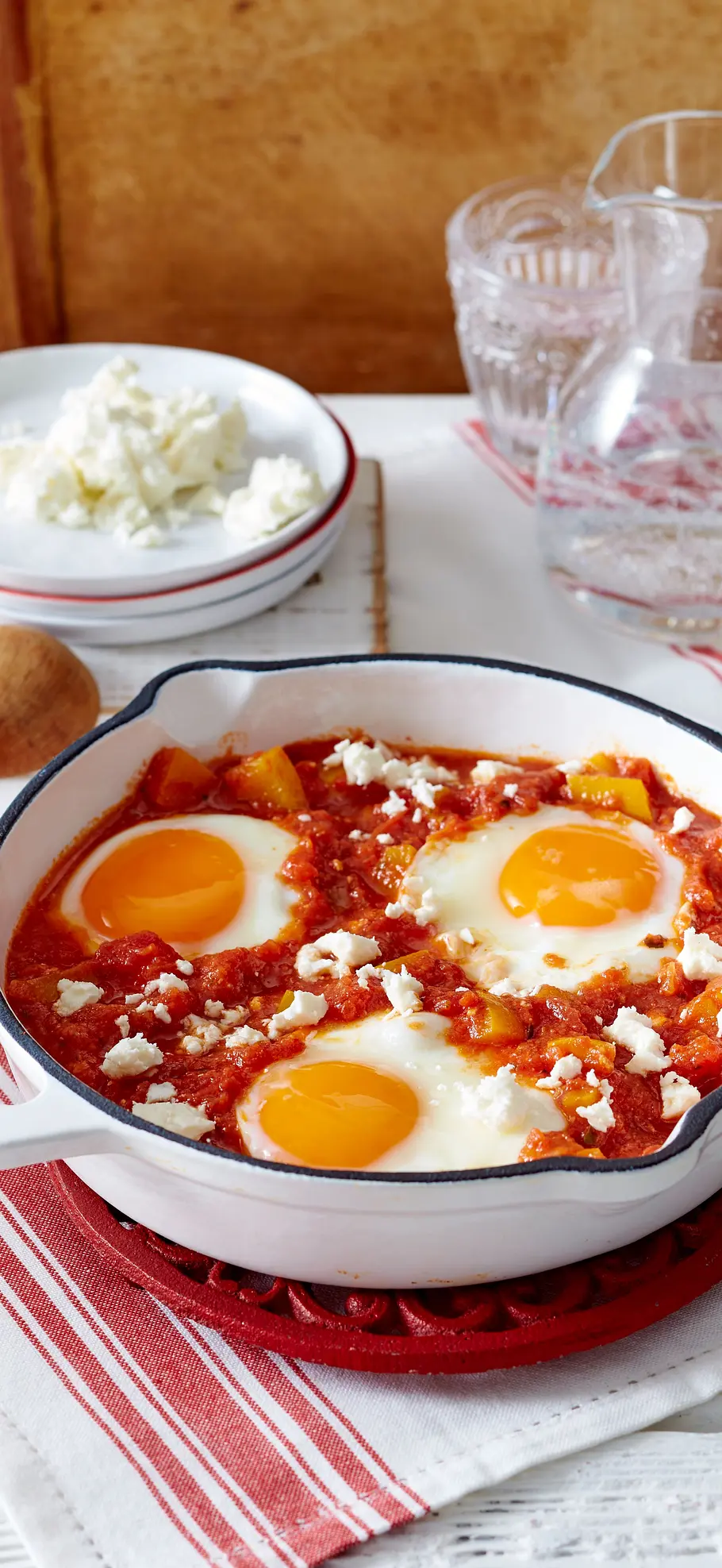 Eier in Tomatensoße Rezept