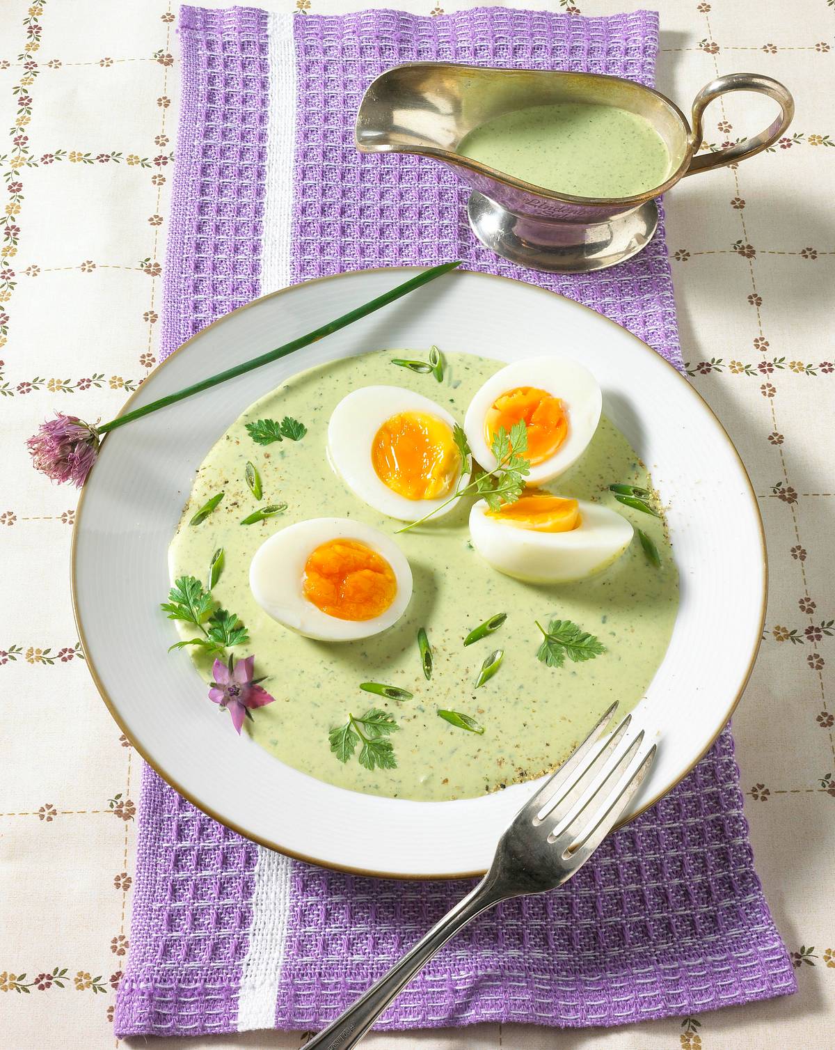 Eier mit Frankfurter Grüne Soße Rezept