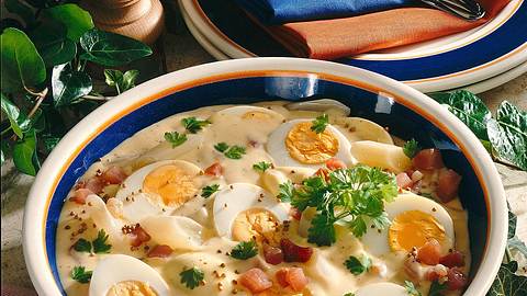 Eier-Ragout mit Schwarzwurzeln Rezept - Foto: Neckermann