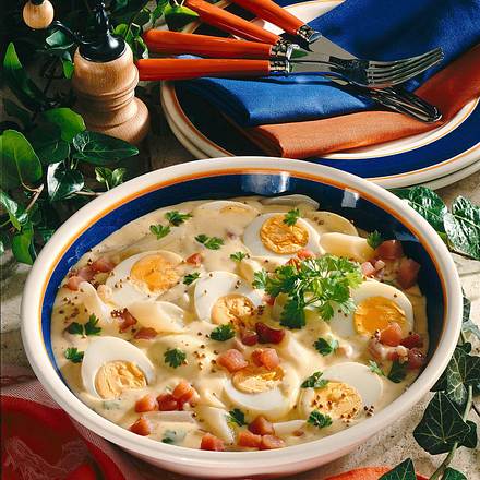 Eier-Ragout mit Schwarzwurzeln Rezept Eier-Ragout mit Schwarzwurzeln Rezept