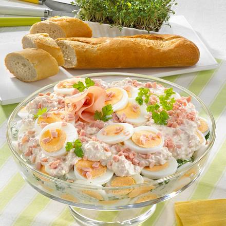 Eier-Schicht-Salat Rezept Eier-Schicht-Salat Rezept