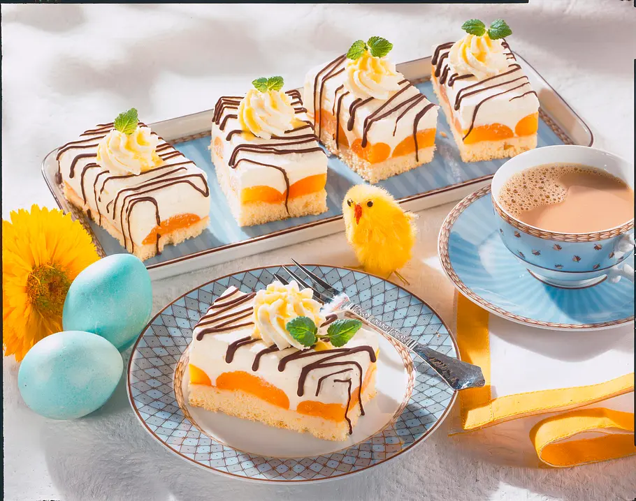Eierlikörschnitten vom Blech Rezept
