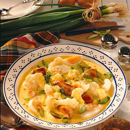 Eierragout mit Hähnchen Rezept Eierragout mit Hähnchen Rezept