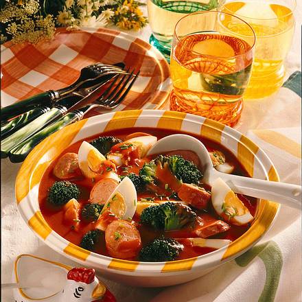 Eierragout mit Tomatensoße Rezept Eierragout mit Tomatensoße Rezept