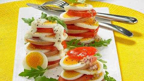 Eiersalat mit zweierlei Dressing Rezept - Foto: Pretscher, Tillmann