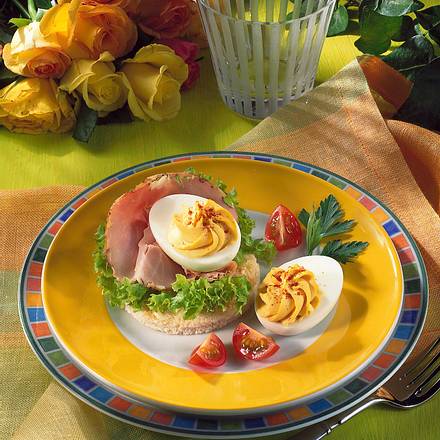 Eihappen mit Schinken Rezept Eihappen mit Schinken Rezept