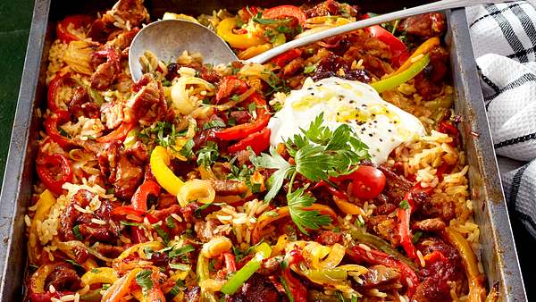 Ein Blech für alle-Ofenreisfleisch - Foto: House of Food / Bauer Food Experts KG