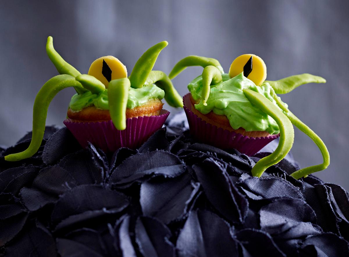 Einäugige Alien-Muffins Rezept