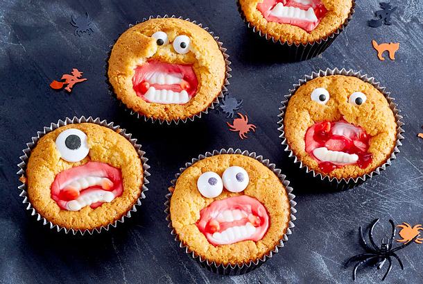 Einfache Grusel-Muffins Rezept