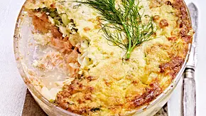 Einfacher Lachs-Pie Rezept - Foto: LECKER @ Bauer Media Group Einfacher Lachs-Pie Rezept - Foto: LECKER @ Bauer Media Group