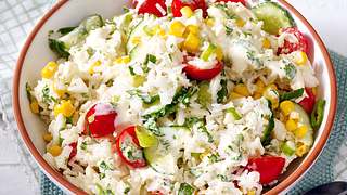 Einfacher Reissalat Rezept - Foto: House of Food / Bauer Food Experts KG