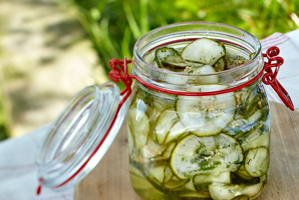 Eingelegter Gurkensalat Rezept