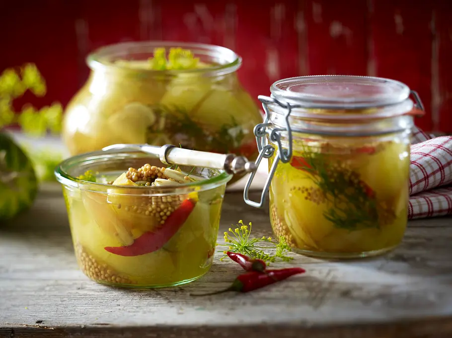 Eingemachte Schmorgurken Rezept Eingemachte Schmorgurken Rezept