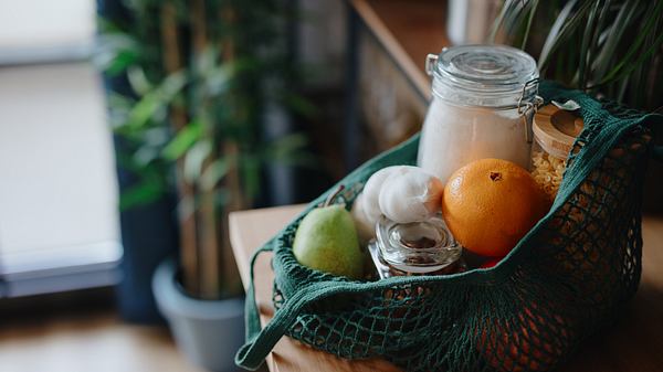 Ein Einkaufsnetz hält alle deine Einkäufe beisammen - Foto: Anchiy / iStock