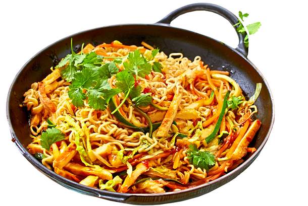 Einmal die Nummer 1, bitte: Bratnudeln mit Omelettstreifen Rezept