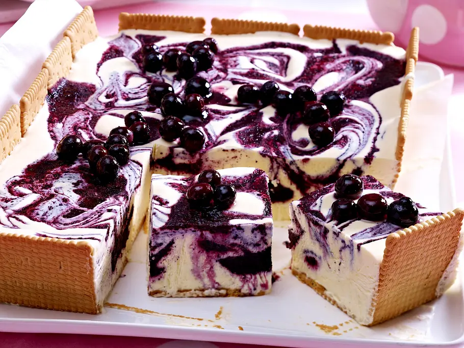 Eis-Blaubeer-Tarte Rezept Eis-Blaubeer-Tarte Rezept