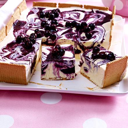 Eis-Blaubeer-Tarte Rezept