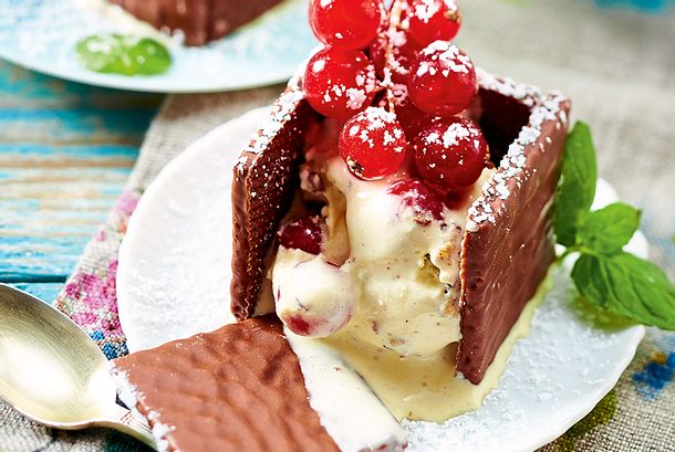 Eis im Kekskästchen Rezept Eis im Kekskästchen Rezept