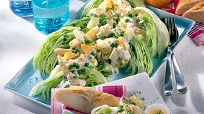Eisberg-Schiffchen mit Geflügelsalat Rezept - Foto: LECKER @ Bauer Media Group