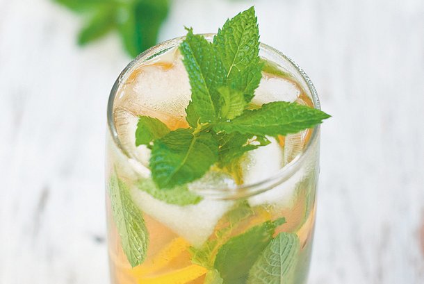 Eisteebrause mit Minze Rezept Eisteebrause mit Minze Rezept