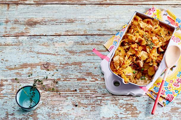 Enchilada-Lasagne mit Koriander-Avocado-Salsa Rezept