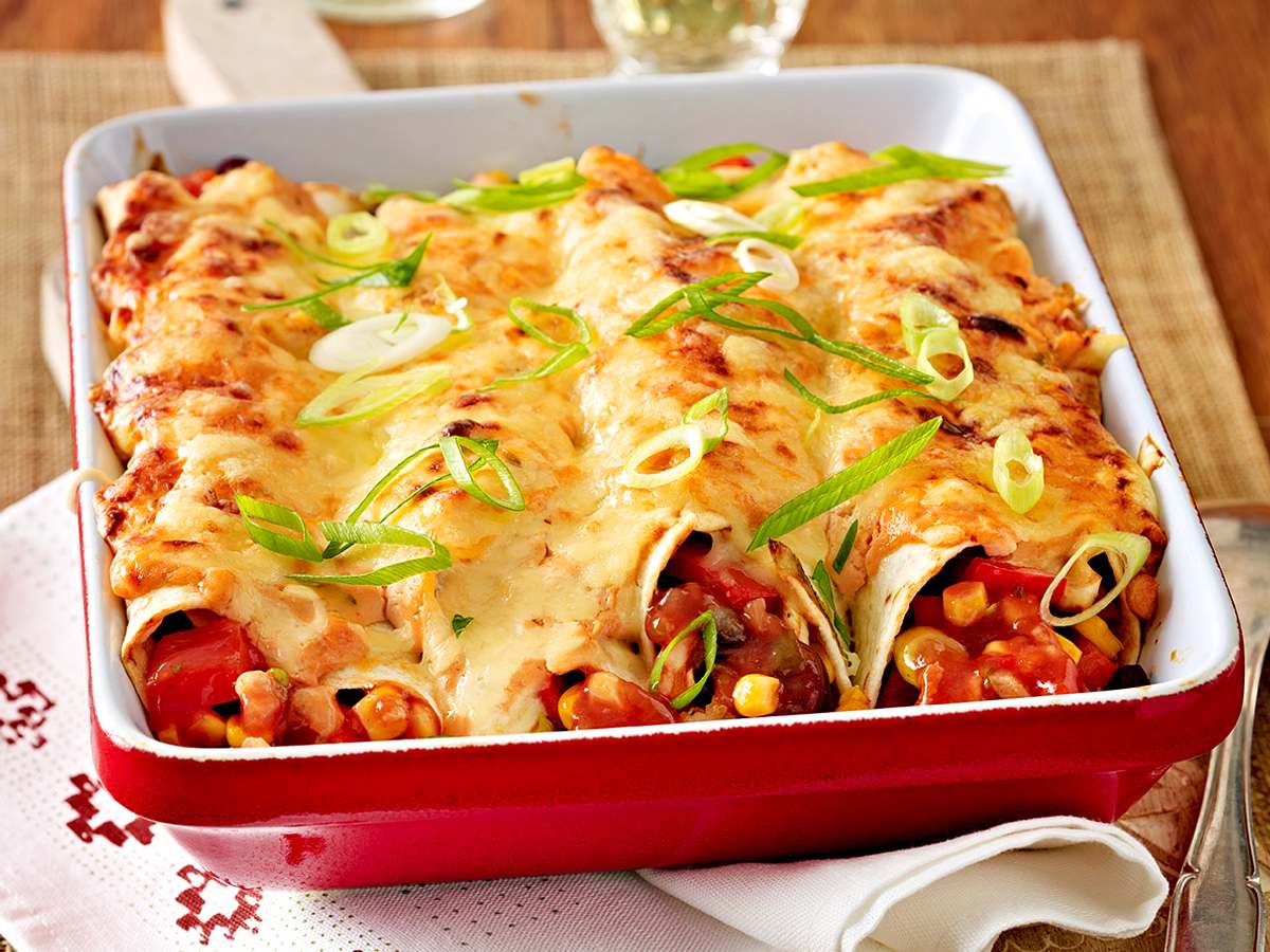 Enchiladas mit Hähnchen Rezept