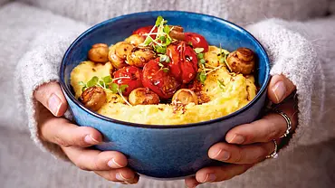 Energiegeladene Polenta „Powerhouse“ Rezept - Foto: LECKER @ Bauer Media Group Energiegeladene Polenta „Powerhouse“ Rezept - Foto: LECKER @ Bauer Media Group