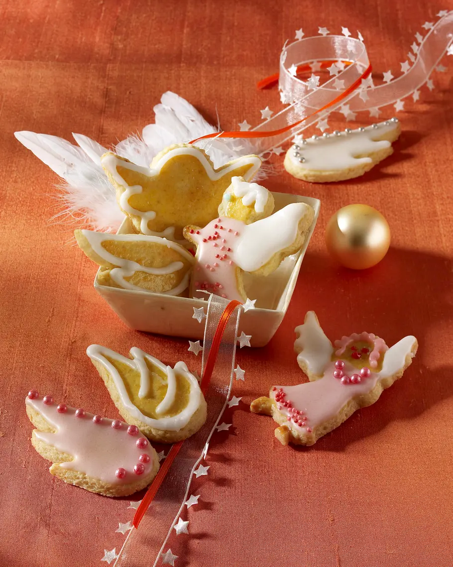 Engel und Engelflügel Kekse Rezept Engel und Engelflügel Kekse Rezept