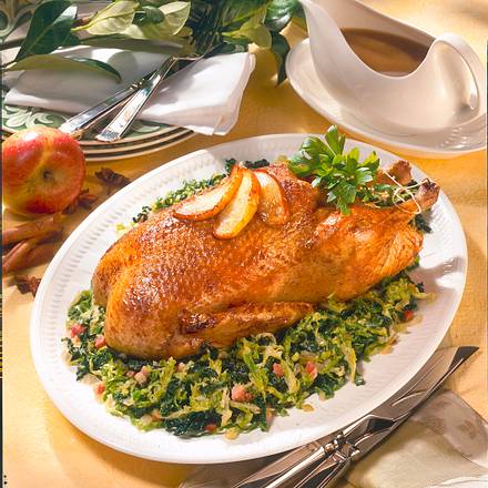 Ente mit Apfel-Zimt-Soße Rezept
